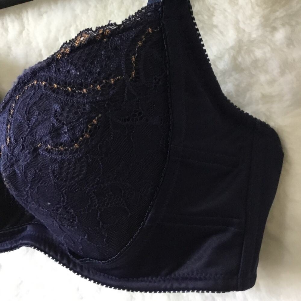 BodiBra Navy Lace Support & Shaping Bra - Picture 4 of 15